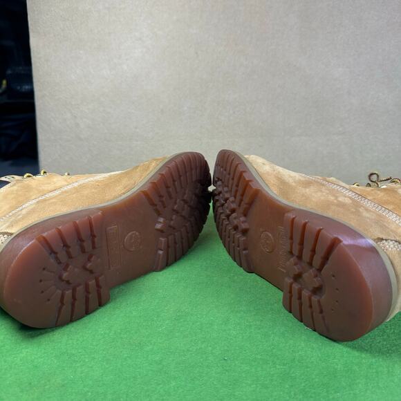 Timberland Boys' 5 Youth Waterproof Wheat boots - Picture 9 of 14